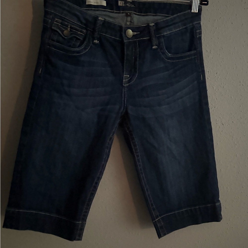 Kut from the Kloth Indigo Denim Shorts